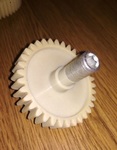 Шестерня привода шнека для мясорубки с металлическим валом Elenberg