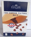 Фильтр бумажный для кофемашин Finum №2 (100 шт)